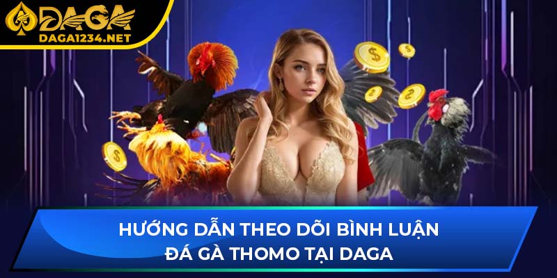 Hướng dẫn theo dõi bình luận đá gà Thomo tại DAGA